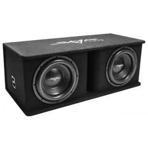 Caisson de basses et amplificateurs neufs d'origine Skar Audio Sdr-2X12D4 double 12 pouces 2400 watts avec port - Product Image 3