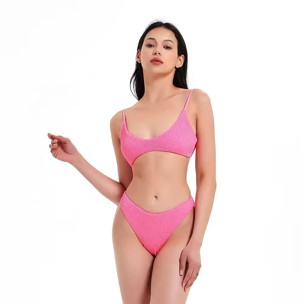 Summer 2023 Swimwear Women Luxury bikini cutout 2 piece popular high quality beachwear