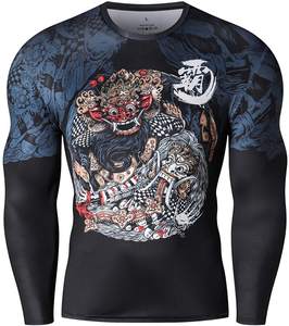 Logotipo personalizado Impreso Hombres Rash Guard Diseño Impreso Sublimado en blanco UV Protector - Product Image 6