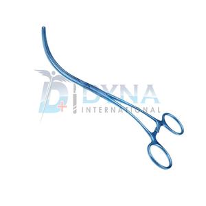 DeBakey Pince vasculaire Mâchoires et tiges traumatiques incurvées Instrument chirurgical revêtu de titane Acier inoxydable - Product Image 4