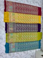 Nouvelle mise à jour multi fil broderie séquence Georgette tissu en mousseline de soie pour les femmes robes faisant à un prix abordable