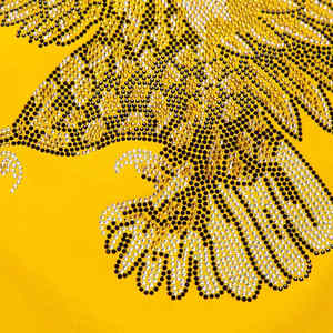 2025 Camisetas desgastadas para exteriores para hombres 100% algodón con diamantes de imitación y para estampado de hojaldre estilo cuello redondo del fabricante - Product Image 4