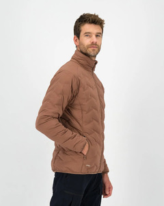Chaqueta acolchada cortavientos gruesa de diseño personalizado, dobladillo elástico y puños con cuello levantado, chaqueta acolchada para hombre para la temporada de invierno - Product Image 2