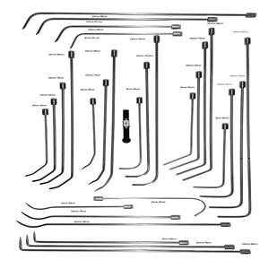 ชุดเครื่องมือซ่อมรอยบุบแบบไม่ทำสี (PDR) 29 ชิ้น หมุนได้ 360 องศา ผลิตจากเหล็กกล้าสปริงสีขาว ทนทานต่อการเกิดสนิม - Product Image 4