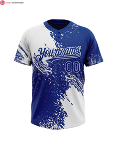 Camisetas de softball de dos botones Premium Ropa de béisbol y softbol Camisetas de béisbol de secado rápido para mujeres - Product Image 2