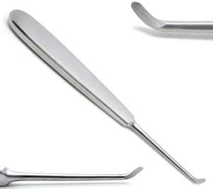 Élévateurs dentaires chirurgicaux manuels en acier inoxydable de haute qualité, élévateurs de racine courbés, instruments d'extraction dentaire - Product Image 1