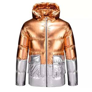 2025 nueva moda ligera manga larga primavera con capucha alta calidad poliéster Nylon sublimación High Street hombres chaqueta acolchada - Product Image 1