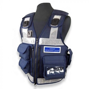 เสื้อกั๊กสะท้อนแสงมองเห็นได้ชัดเจนเสื้อกั๊กด้านหน้ามีซิปด้านหน้าเสื้อกั๊กยุทธวิธี Hi viz เสื้อกั๊กนิรภัยมีกระเป๋าอเนกประสงค์ - Product Image 1