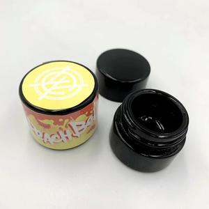 Vente en gros 2G West Coastal Pot de cire en verre transparent de 5ml avec bouchon en plastique Pot de colophane compact et durable personnalisable de marque <span class=keywords><strong>Timo</strong></span> - Product Image 2