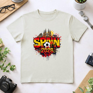 T-Shirt Unisex 100% Cotone Stile Casual con Logo Personalizzato Stampa Serigrafica Vari Pesi da 180g a 280gsm - Product Image 1
