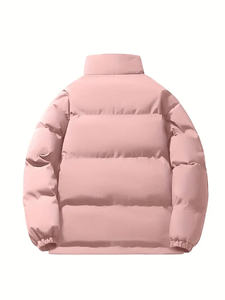 Chaqueta acolchada OEM para hombre más vendida, tela de cuero de venta directa de fábrica de alto fabricante con decoración de piel - Product Image 4