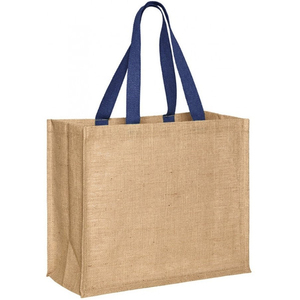 Meilleures ventes Sac en toile de jute laminé écologique avec logo personnalisé Sac de plage en toile de jute réutilisable Sacs fourre-tout en jute - Product Image 1
