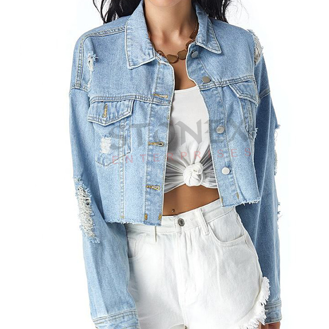 Best Sale Custom Women Denim Jacket