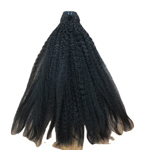 ผมต่อแบบลอนผมมนุษย์ผมตรงแบบลอนหลวมผมยาวสองชั้นสำหรับต่อผมคน100% โรงงานเวียดนาม - Product Image 1