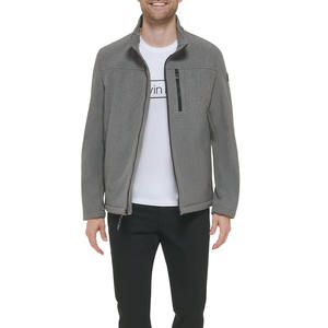 Chaqueta Softshell ligera hecha a medida de nuevo diseño, proveedor de fábrica, precio al por mayor, chaqueta Softshell para hombre - Product Image 4