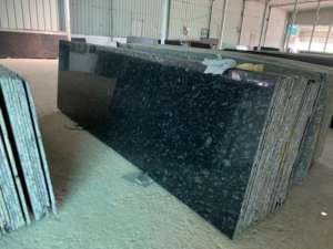 Losa de azulejo de granito negro perla de calidad superior, encimera pulida con chorro de arena para cocina, baño, uso exterior al aire libre - Product Image 3