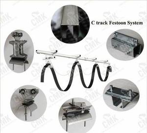 Bras de remorquage de Rail S S C pour système de feston de câble en acier galvanisé par grue EOT OEM de Support de câble résistant à la Corrosion de marque CMK - Product Image 6