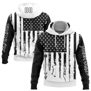 Sweat-shirts et sweats à capuche en polaire crochetés pour hommes avec impression personnalisée brodée, fabriqués au Pakistan - Product Image 1