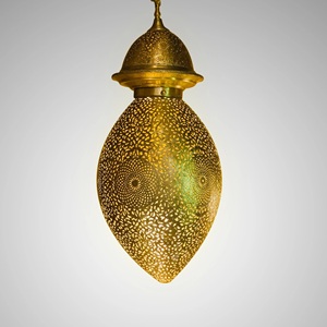 Linternas marroquíes Nueva llegada Decoración colgante para el hogar Lámparas colgantes de metal decorativas marroquíes. - Product Image 4
