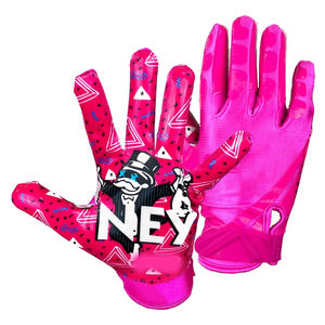 Gants de football américain de qualité supérieure, légers, adhérents, antidérapants, avec une forte adhérence et un ajustement confortable, au meilleur prix de gros - Product Image 3