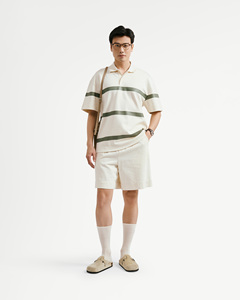 Camiseta de Manga Corta para Hombre de Alta Calidad, Tejida, Transpirable, con Estampado, de Algodón y Poliéster, Corte Cuadrado, por Routine Vietnam - Product Image 3