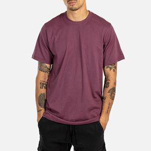 เสื้อยืดผ้าฝ้าย100% โอเวอร์ไซส์สำหรับผู้ชายมาใหม่พิมพ์โลโก้กำหนดเองลายว่างเปล่าหนาแบบลำลอง - Product Image 1