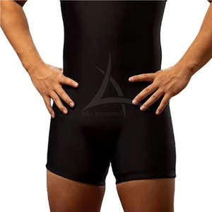Custom <b>Men</b> Adults Wrestling <b>Singlet</b> Training Breathable Eco-Friendly Quick Dry Athletic Sleeveless Design Your Pattern High - Product Image 3