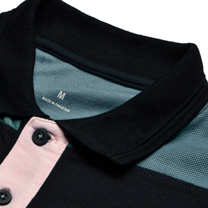 Vente en gros d'usine de t-shirts polo personnalisés pour hommes Service OEM 100% coton à manches courtes vêtements de travail anti-rides tenue décontractée - Product Image 5