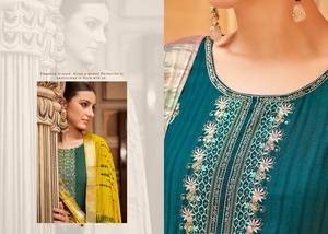 Nuevo rayón pesado con trabajo de secuencia de bordado con candelabro dupatta para la venta en línea - Product Image 4