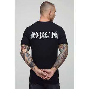 Dtg เสื้อครอปแขนสั้นพิมพ์ลายแขนสั้นผ้าฝ้ายแนวสตรีทเฮฟวีเวตสำหรับผู้ชาย - Product Image 4