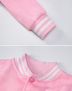 2025 nouvelle mode personnalisé imprimé Logo tissé coton respirant matelassé varsity vestes pour femmes à manches longues Style d'hiver - Product Image 2