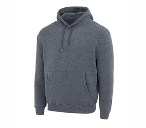 Sweat-shirts à capuche épais personnalisés pour hommes en polaire de coton à double épaisseur - Product Image 3