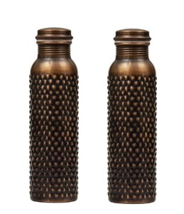 Venta caliente 330 GM Ant. Botella de cobre de diamante 1L Sin BPA A prueba de fugas Diseño clásico Unisex Elegancia cumple con la hidratación - Product Image 6