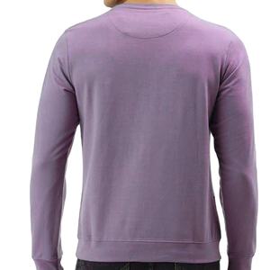 เสื้อฮู้ดผู้ชายแบบไม่มีฮู้ด คอวี แขนยาว ผ้าฝ้ายฟลีซ สีตัดต่อ สำหรับผู้ชาย - Product Image 6