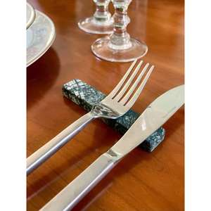 Ensemble de couverts en acier inoxydable durable et écologique, style royal, parfait pour les dîners en famille, les fêtes, les mariages, les événements en plein air - Product Image 2