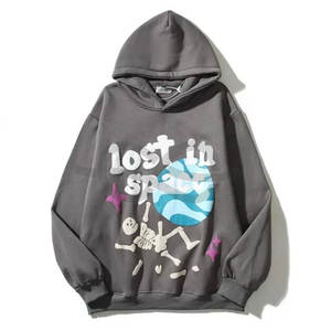 Custom Cut and Sew High Quality Oversized 500 Gsm Waffle French Terry 100% Cotton Digital Printing Boxy Fit Hoodie - Product Image 1