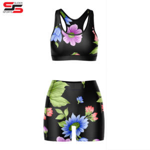 Sublimación transpirable Sujetador deportivo para mujer Diseño único Sujetador deportivo para mujer Sujetador deportivo de secado rápido para mujer - Product Image 3