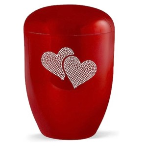 Urnas de cremación de hierro de diseño simple para urnas funerarias galvanizadas de alta calidad para adultos con urnas impresas en blanco y dorado de Color Azul Marino - Product Image 6