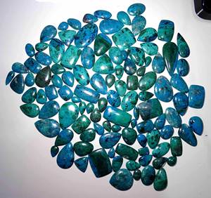 Piedra preciosa suelta crisocola natural, venta al por mayor, piedra preciosa suelta crisocola para la fabricación de joyas, piedras preciosas - Product Image 5