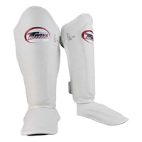 Nouveau style, protège-tibias jumeaux personnalisés, vente chaude, meilleure qualité, protège-tibias et protège-pieds d'entraînement, cuir véritable, protège-tibias de Muay Thai