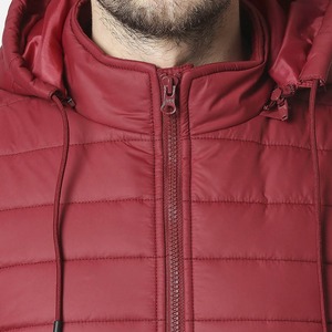 Veste d'hiver personnalisée manches courtes à capuche gilet léger à fermeture éclair à la mode produit de gros bon marché - Product Image 6