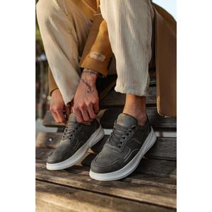 707 <b>Comfortable</b> Casual Walking Shoes Flat Lace-Up Closure with Leather Upper and Cotton <b>Insole</b> - Product Image 3