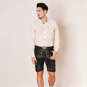 Camisas de Vestir Bávaras a Cuadros de Manga Larga Casuales para Hombre 2025, Ajuste Delgado, Transpirables, Tejidas, Servicio OEM Personalizado - Product Image 2