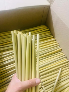 Pailles à boire en fibre de bambou biodégradable – Vaisselle écologique réutilisable - Product Image 4