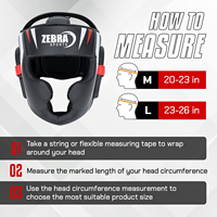 Protège-tête de boxe et MMA en cuir PU ultra durable et cuir véritable, avec logo personnalisé, rembourrage multicouche, protection haute densité, moulage artisanal