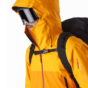 Veste de ski pour homme de meilleure qualité 100% toile polyester à séchage rapide à capuche respirante et confortable pour les sports d'hiver en vente - Product Image 5