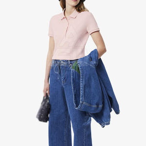 Servicio OEM de Ropa Juvenil, Camiseta Casual de Punto Transpirable para Mujer, de Alta Calidad, Ecológica, de Manga Corta - Product Image 6