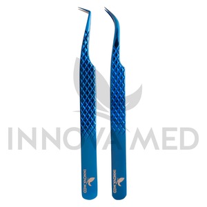 Meilleure qualité pince à épiler fibre pointe greffage des cils pince à épiler incurvée professionnel durable russe extension de cils pince à épiler - Product Image 5