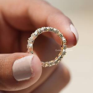 Anillo de Lujo Estilo Vintage con Circonita, Plata de Ley 925 Chapada en Oro, para Mujer, Boda, Compromiso, Aniversario, Fiesta, Moda Clásica - Product Image 4