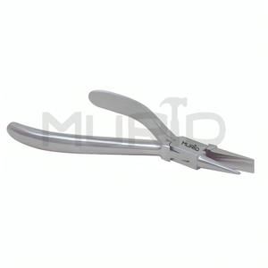 Alicates de joyería de acero inoxidable personalizables en forma de V multifuncional con mango medio plano para trabajo especial de bricolaje producto OEM - Product Image 2